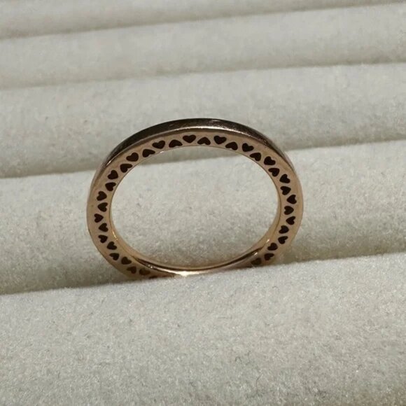 PANDORA ROSE GOLD RING - Picture 3 of 4